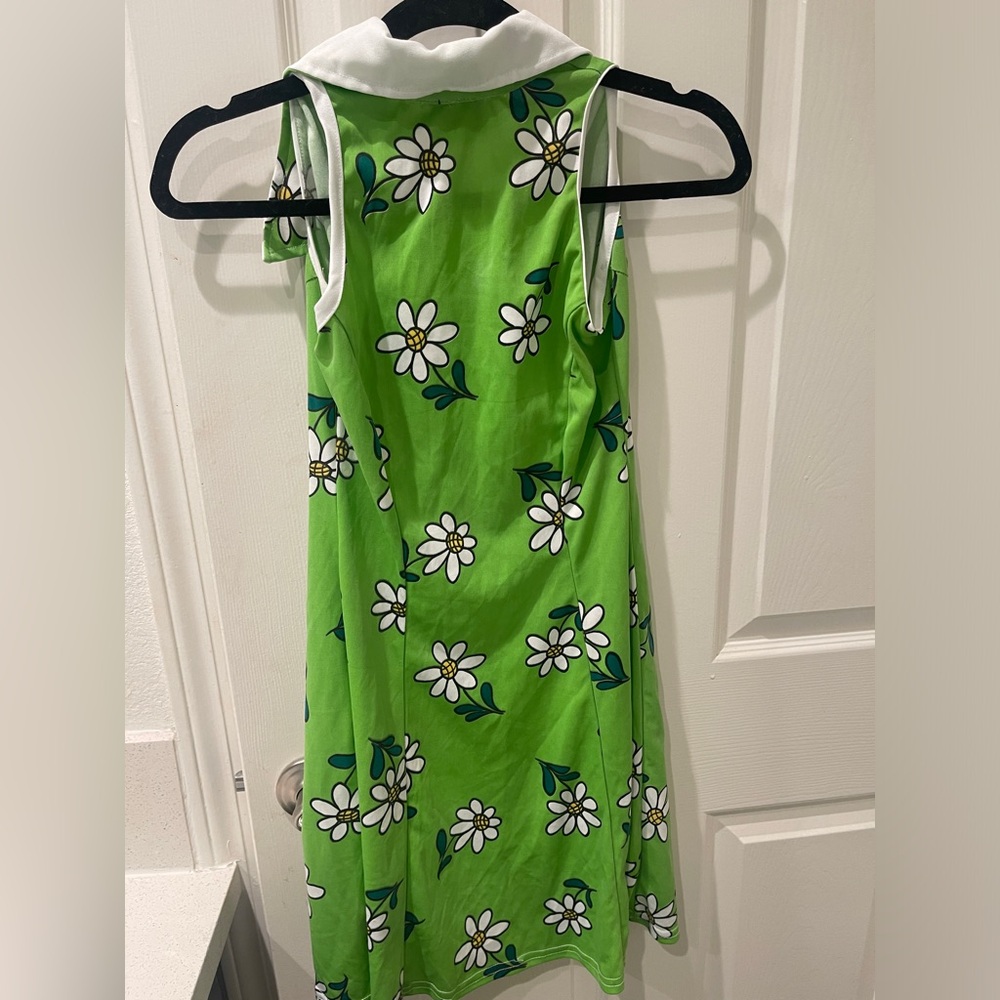 Vintage Mod Style Daisy Mini Dress XS - Picture 2 of 3